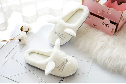 Cozy Non-Slip Cotton Slippers for Women at Home