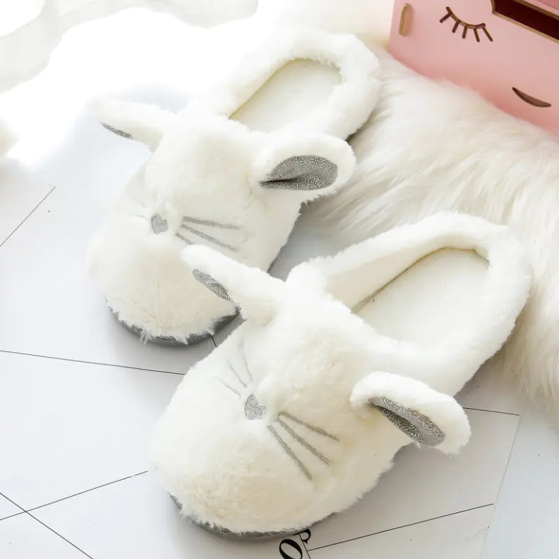 Cozy Non-Slip Cotton Slippers for Women at Home