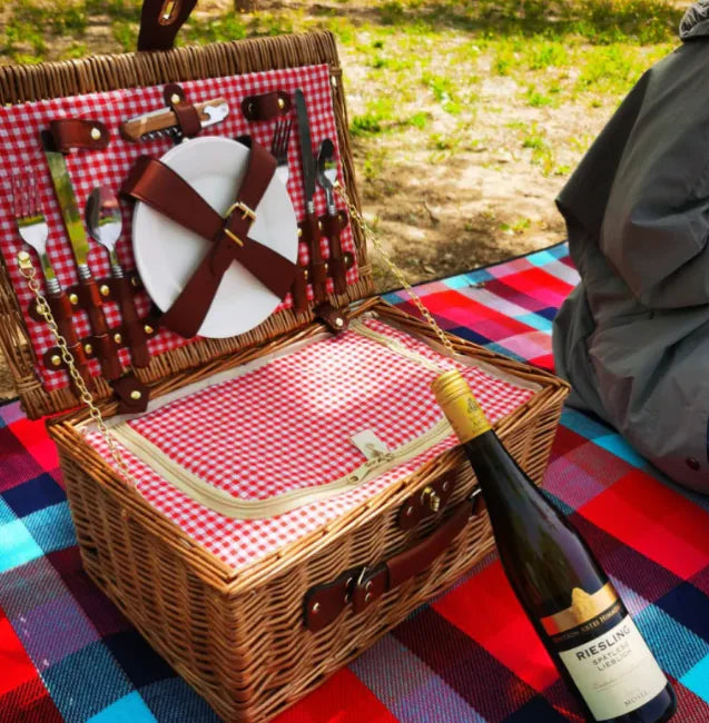 Rattan Storage Picnic Basket