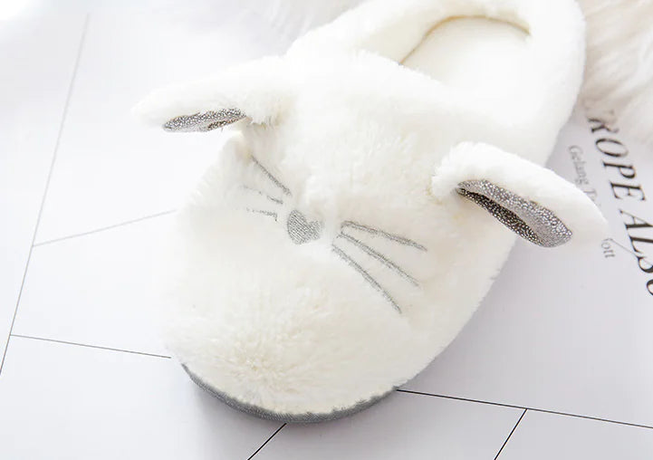 Cozy Non-Slip Cotton Slippers for Women at Home