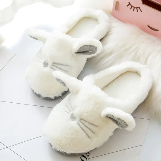 Cozy Non-Slip Cotton Slippers for Women at Home